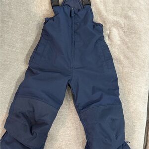 Lands' End toddler waterproof insulated snow bib 2T